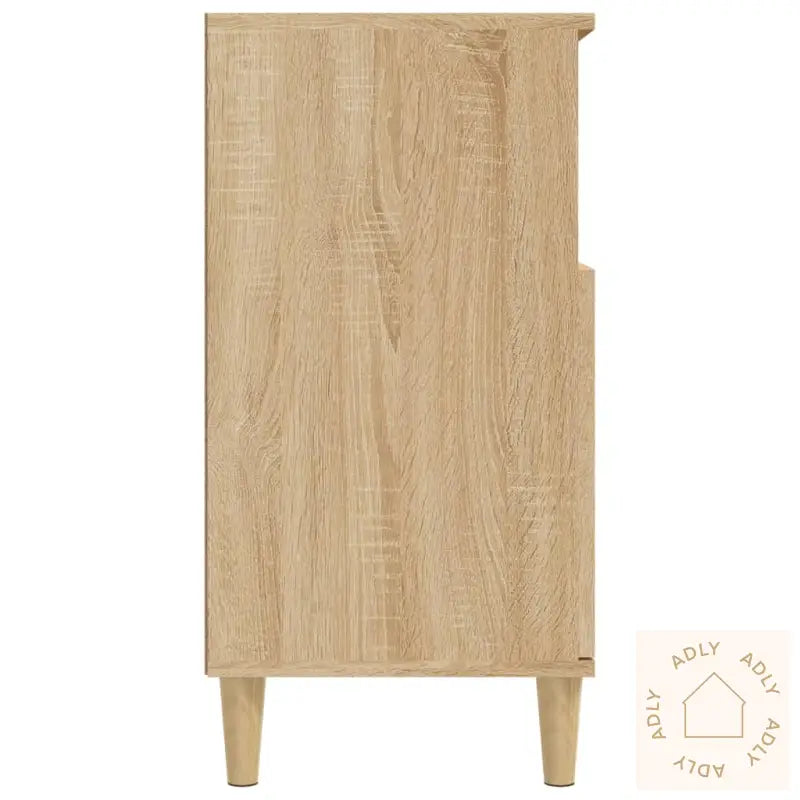 Skjenk Sonoma Eik 60X35X70 Cm Konstruert Tre