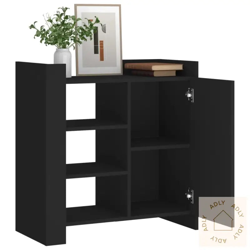 Skjenk Svart 73,5X35X75 Cm Konstruert Tre