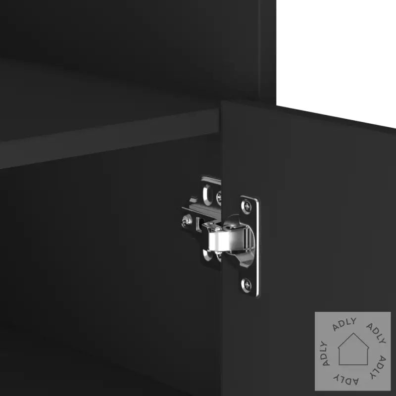 Skjenk Svart 73,5X35X75 Cm Konstruert Tre