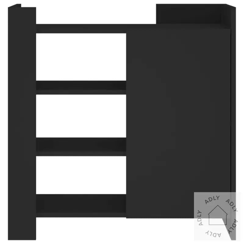 Skjenk Svart 73,5X35X75 Cm Konstruert Tre