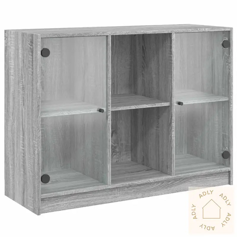 Skjenk Grå Sonoma 102X37X75,5 Cm Konstruert Tre
