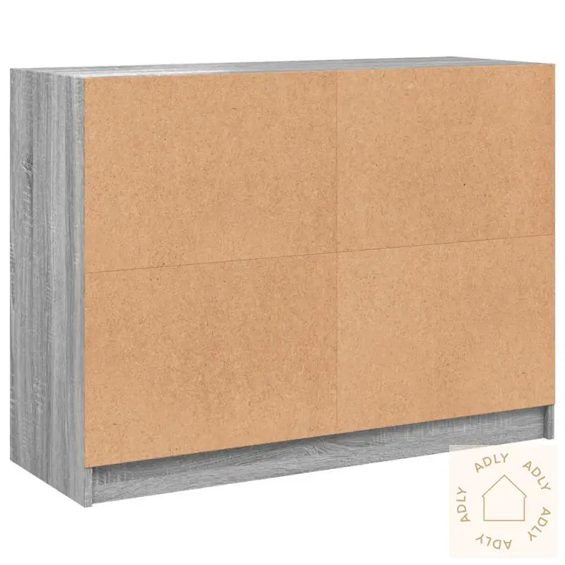 Skjenk Grå Sonoma 102X37X75,5 Cm Konstruert Tre