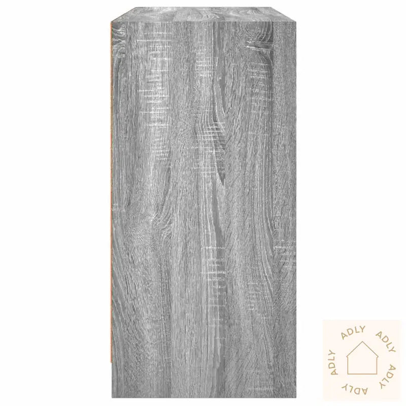 Skjenk Grå Sonoma 102X37X75,5 Cm Konstruert Tre