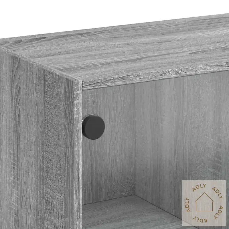 Skjenk Grå Sonoma 102X37X75,5 Cm Konstruert Tre