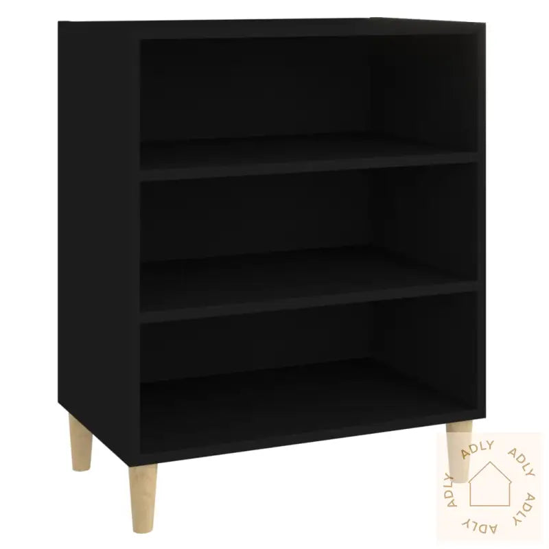 Skjenk Svart 57X35X70 Cm Konstruert Tre