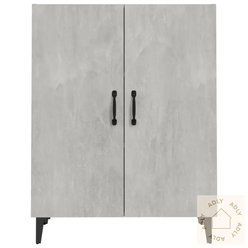 Skjenk Betonggrå 70X34X90 Cm Konstruert Tre
