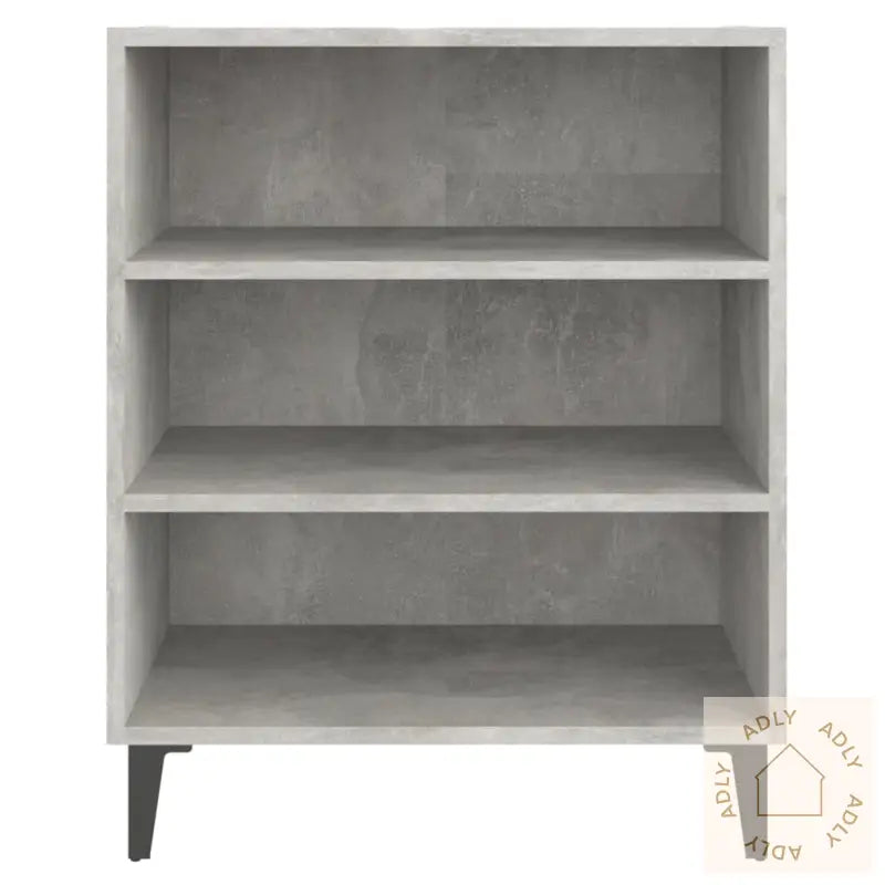 Skjenk Betonggrå 57X35X70 Cm Konstruert Tre