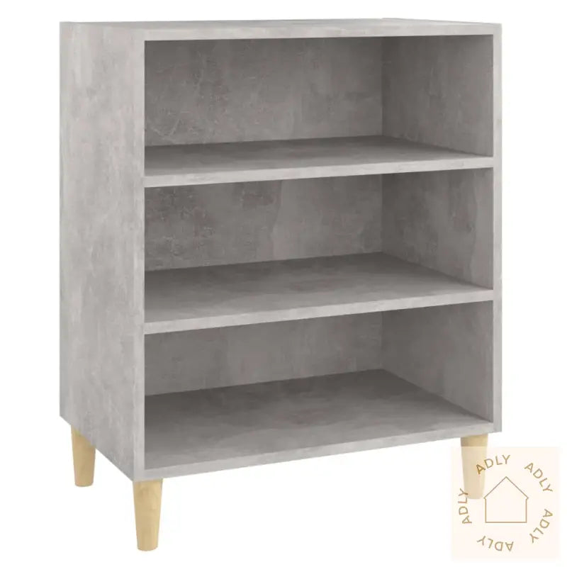 Skjenk Betonggrå 57X35X70 Cm Konstruert Tre