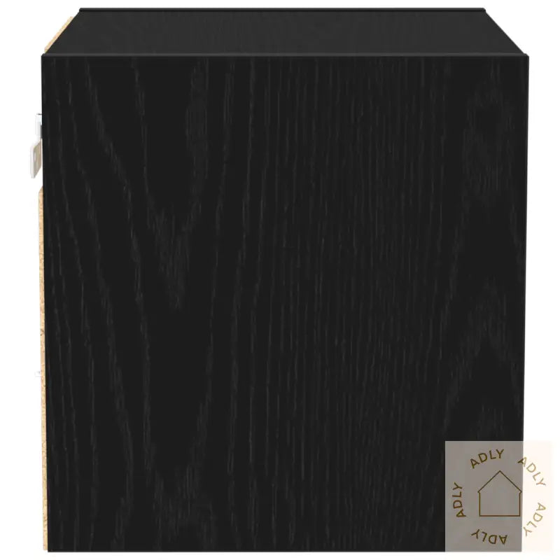 Led Tv Cabinet Svart Eik 30X28,5X30 Cm Konstruert Tre