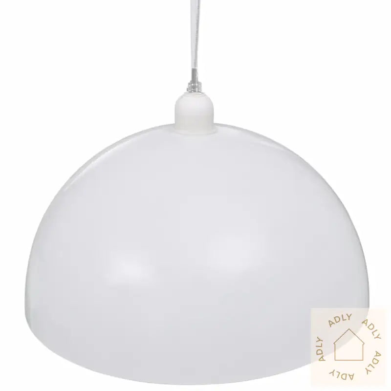 Taklampe 2 Stk Høydejusterbar Halvkuleformet Hvit