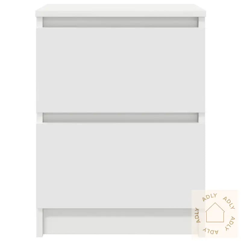 Tv-Benk Hvit 40X35X54 Cm Konstruert Tre