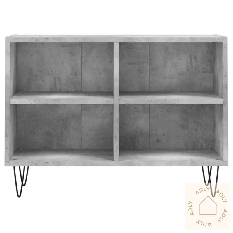 Tv-Benk Betonggrå 69,5X30X50 Cm Konstruert Tre