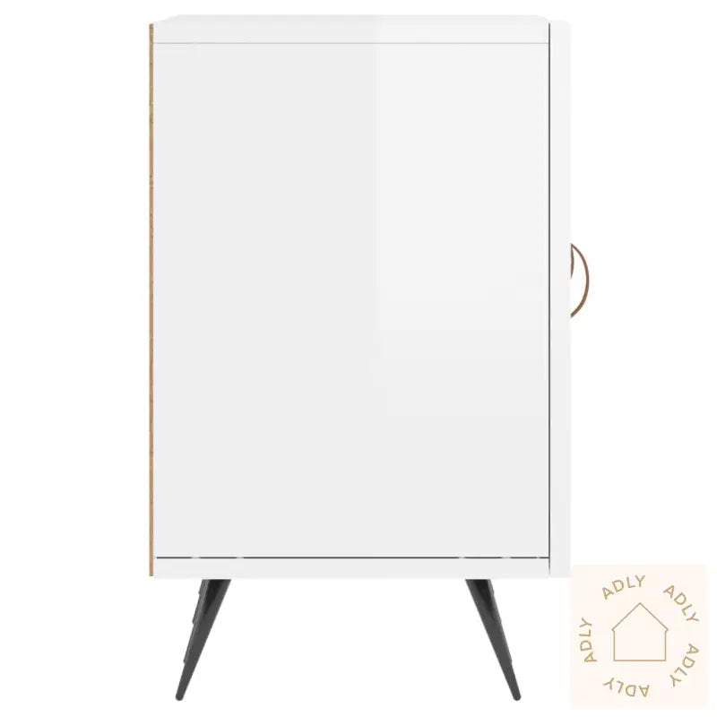 Tv-Benk Høyglans Hvit 150X30X50 Cm Konstruert Tre