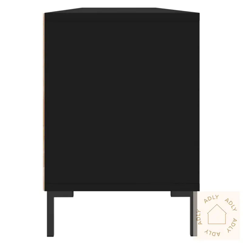 Tv-Benk Svart 150X30X44,5 Cm Konstruert Tre