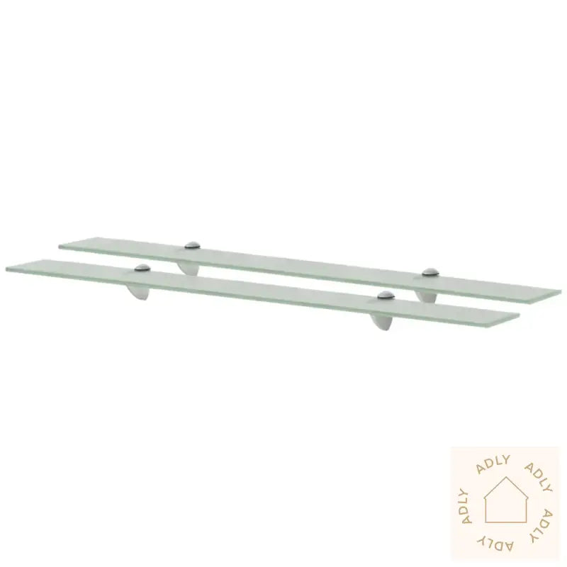 Flytende Hyller 2 Stk Glass 90X20 Cm 8 Mm