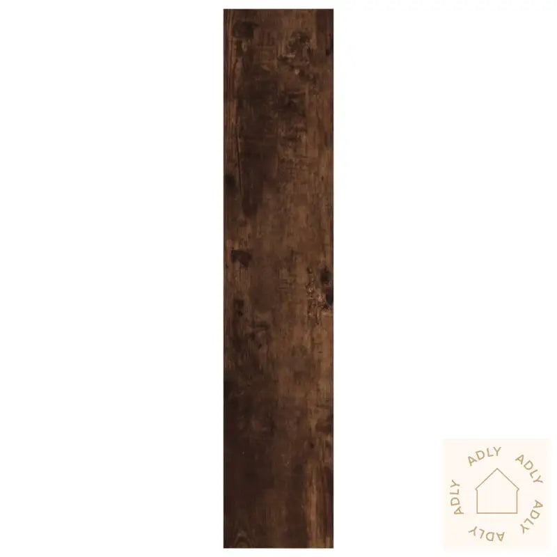 Vegghylle Røkt Eik 90X16X78 Cm Konstruert Tre