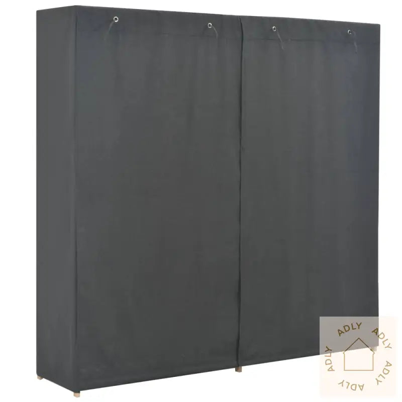 Garderobeskap Grå 200X40X170 Cm Stoff