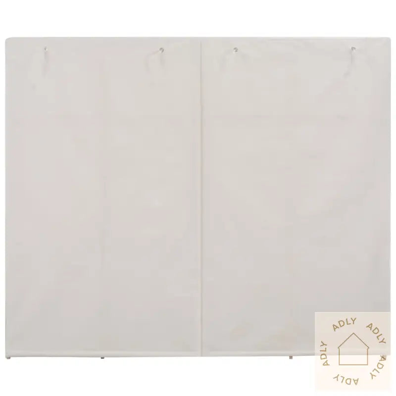 Garderobeskap Hvit 200X40X170 Cm Stoff