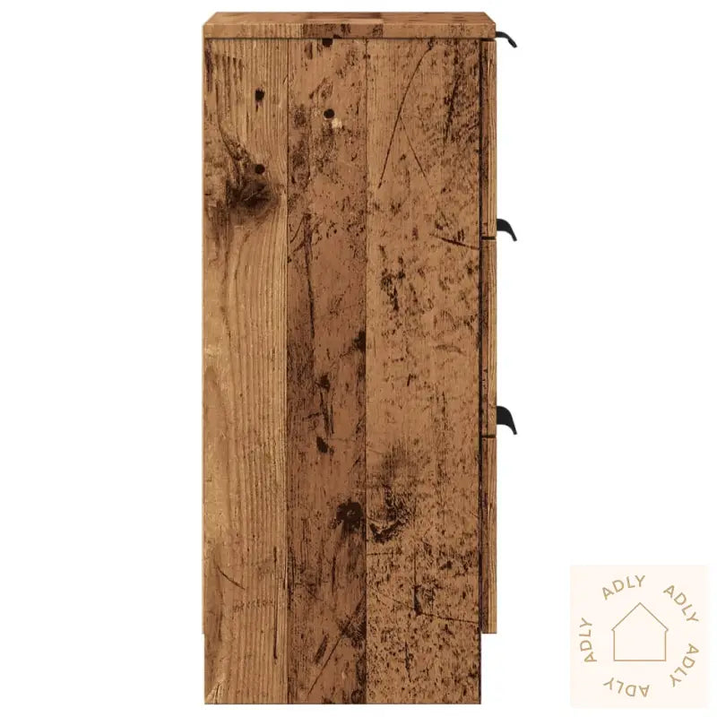 Skjenk Gammelt Tre 30X30X70 Cm Konstruert Tre