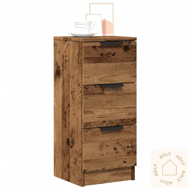 Skjenk Gammelt Tre 30X30X70 Cm Konstruert Tre