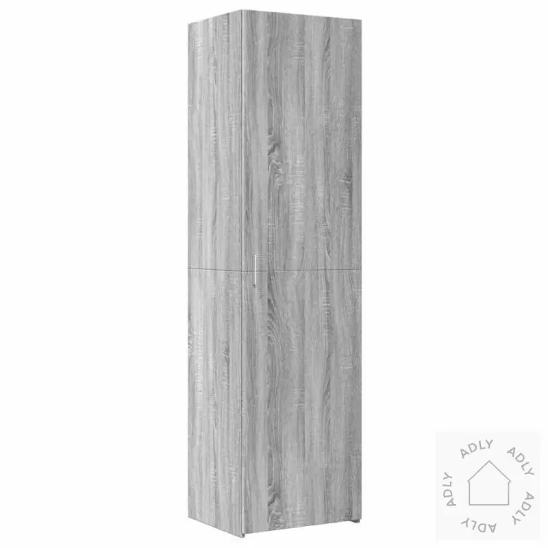Smalt Oppbevaringsskap Grå Sonoma 50X42,5X225 Cm Konstruert Tre