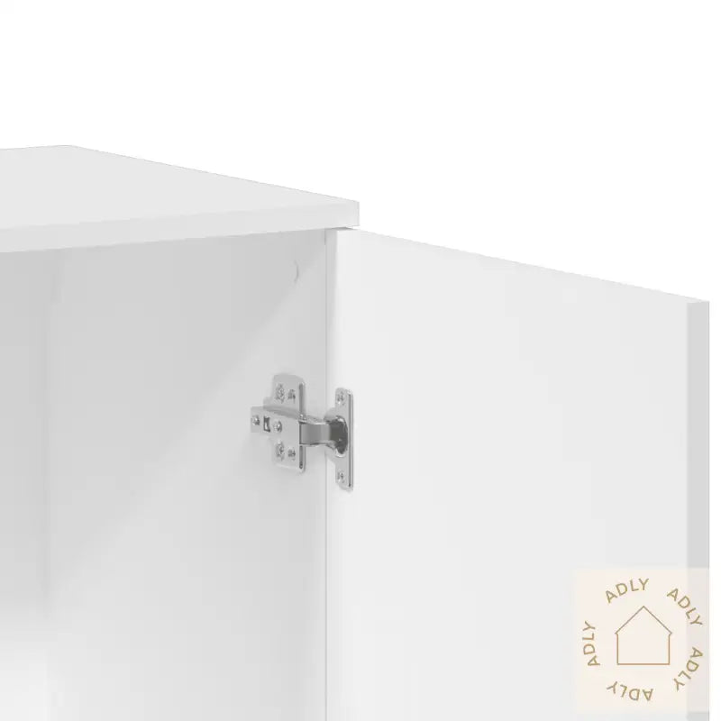 Skjenker 2 Stk Hvit 79X38X80 Cm Konstruert Tre