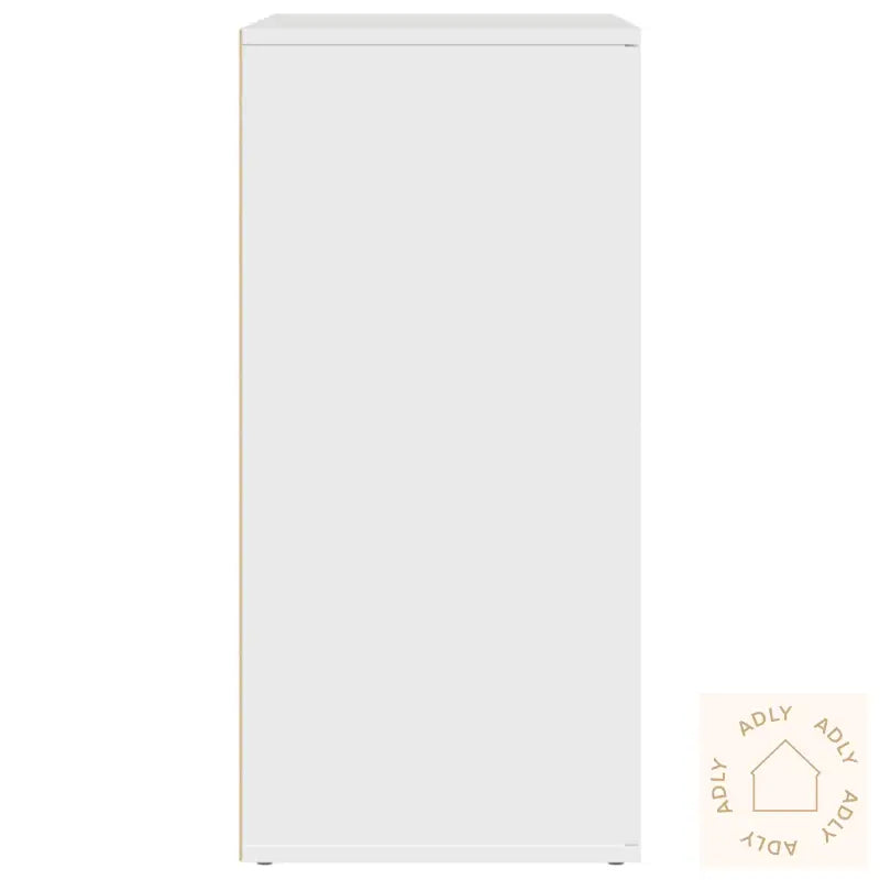 Skjenker 2 Stk Hvit 79X38X80 Cm Konstruert Tre