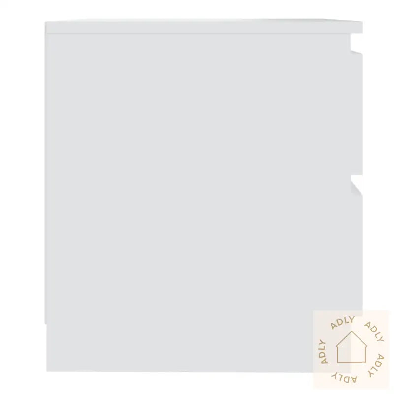 Nattbord 2 Stk Hvit 50X39X43,5 Cm Konstruert Tre