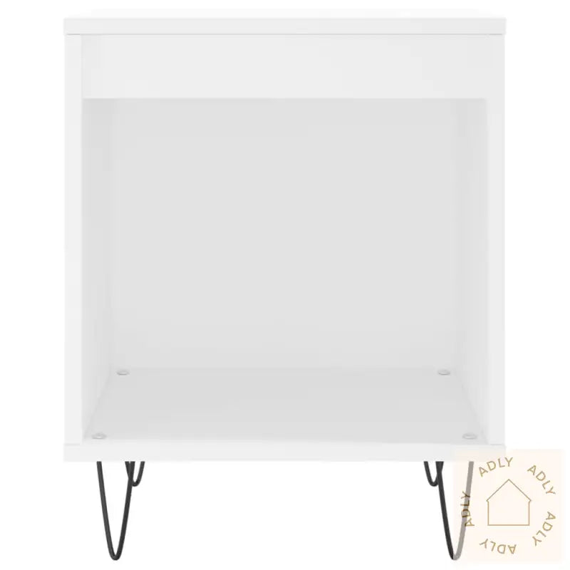 Nattbord 2 Stk Hvit 40X35X50 Cm Konstruert Tre