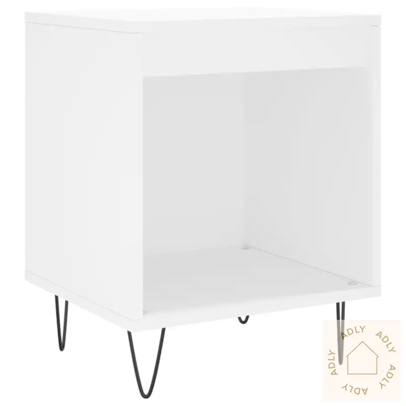 Nattbord 2 Stk Hvit 40X35X50 Cm Konstruert Tre