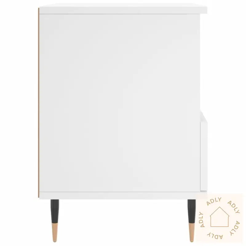 Nattbord 2 Stk Hvit 40X35X50 Cm Konstruert Tre