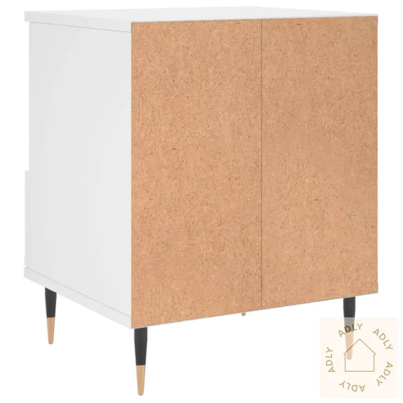 Nattbord 2 Stk Hvit 40X35X50 Cm Konstruert Tre