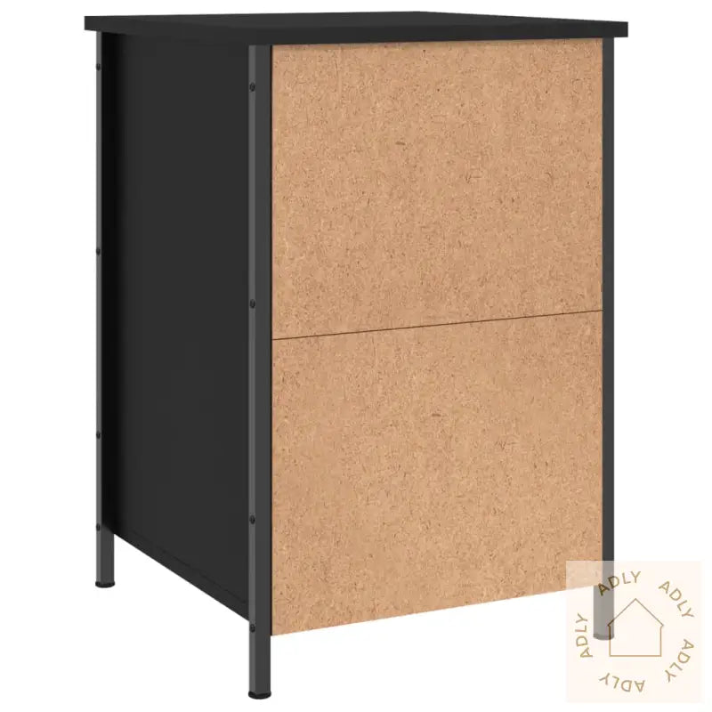 Nattbord 2 Stk Svart 40X42X60 Cm Konstruert Tre