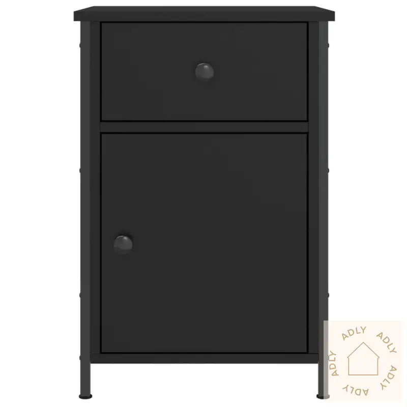 Nattbord 2 Stk Svart 40X42X60 Cm Konstruert Tre