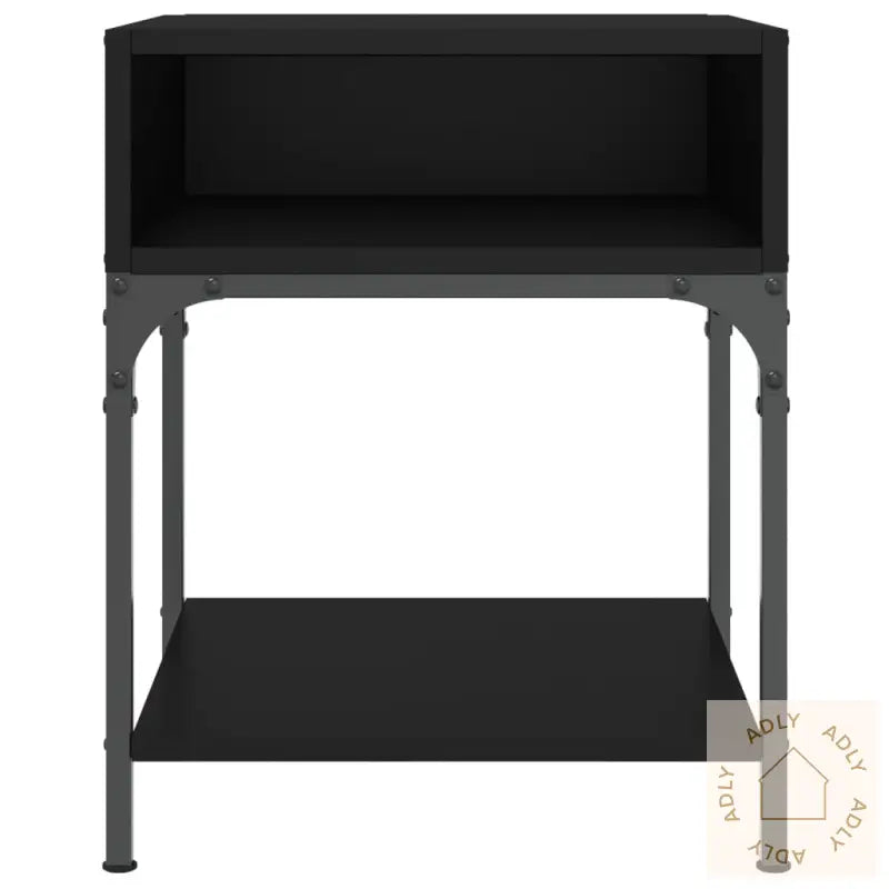 Nattbord 2 Stk Svart 40X41X50 Cm Konstruert Tre