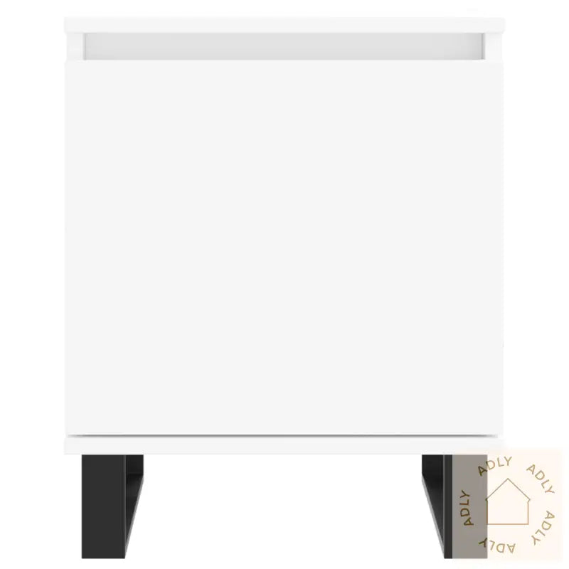 Nattbord 2 Stk Hvit 40X30X50 Cm Konstruert Tre