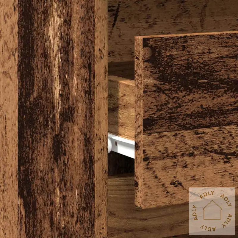 Nattbord 2 Stk Gammelt Tre 40X35X62,5 Cm Konstruert Tre