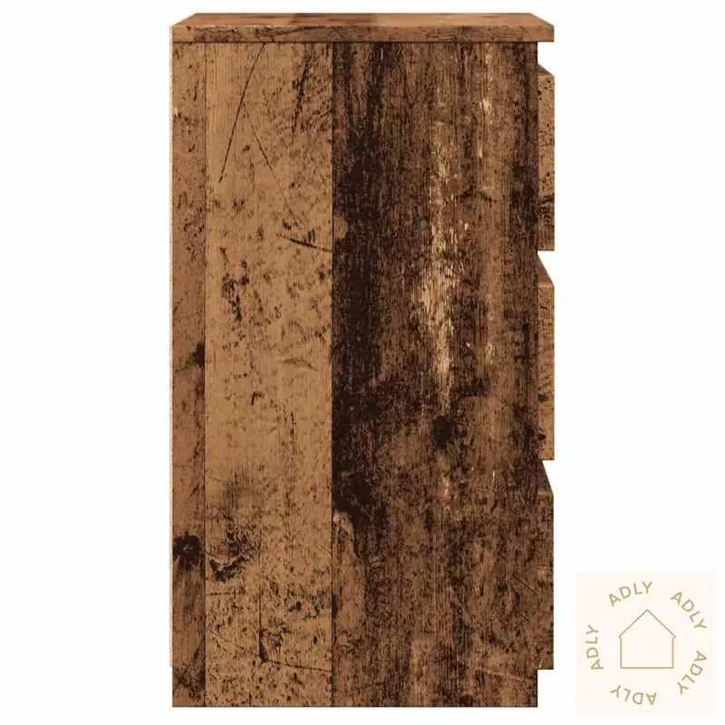 Nattbord 2 Stk Gammelt Tre 40X35X62,5 Cm Konstruert Tre