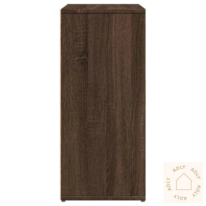 Skjenker 2 Brun Eik 60X31X70 Cm Konstruert Tre