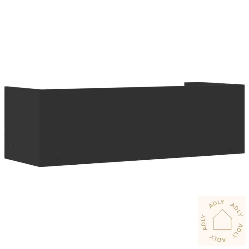 Vegghylle Svart 100X35X30,5 Cm Sponplate