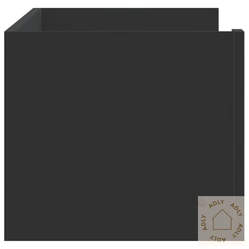 Vegghylle Svart 100X35X30,5 Cm Sponplate