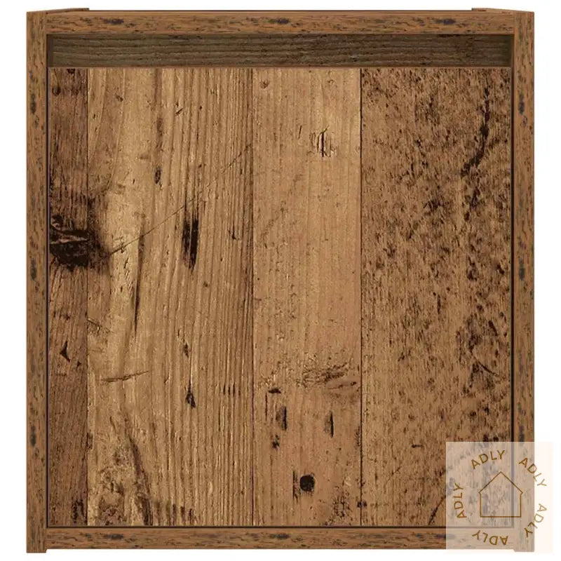 Veggmonterte Nattbord 2 Stk Gammelt Tre 38X34X40 Cm