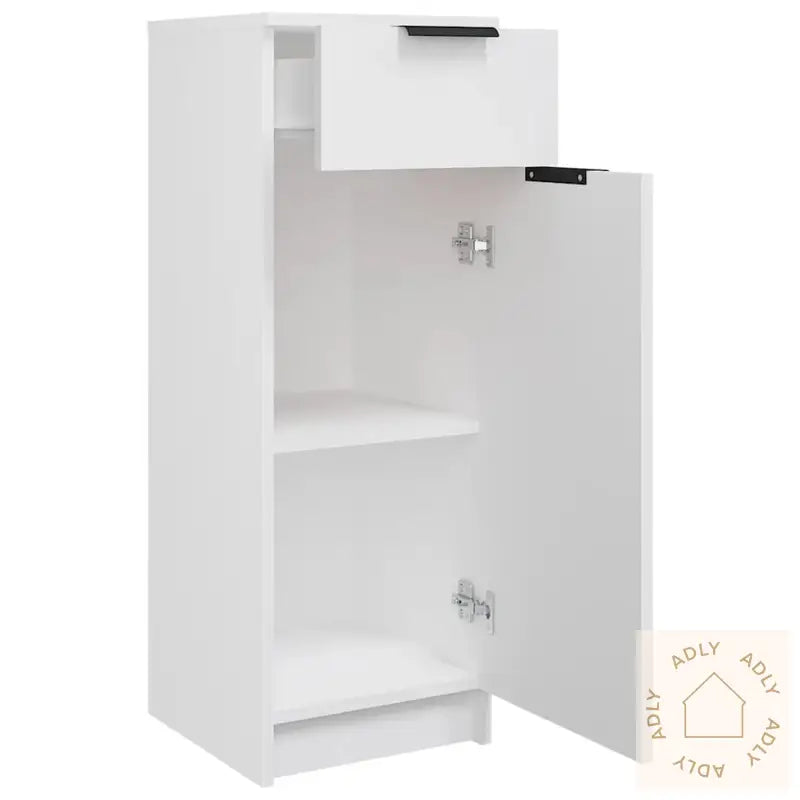 Baderomsskap Hvit 32X34X90 Cm Konstruert Tre