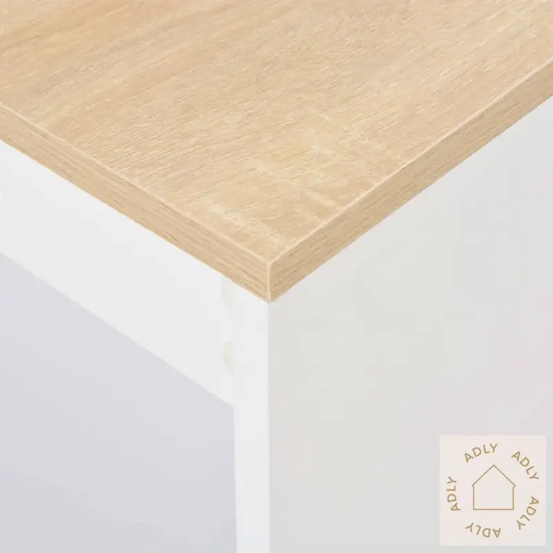 Barbord Med Hylle Hvit 110X50X103 Cm