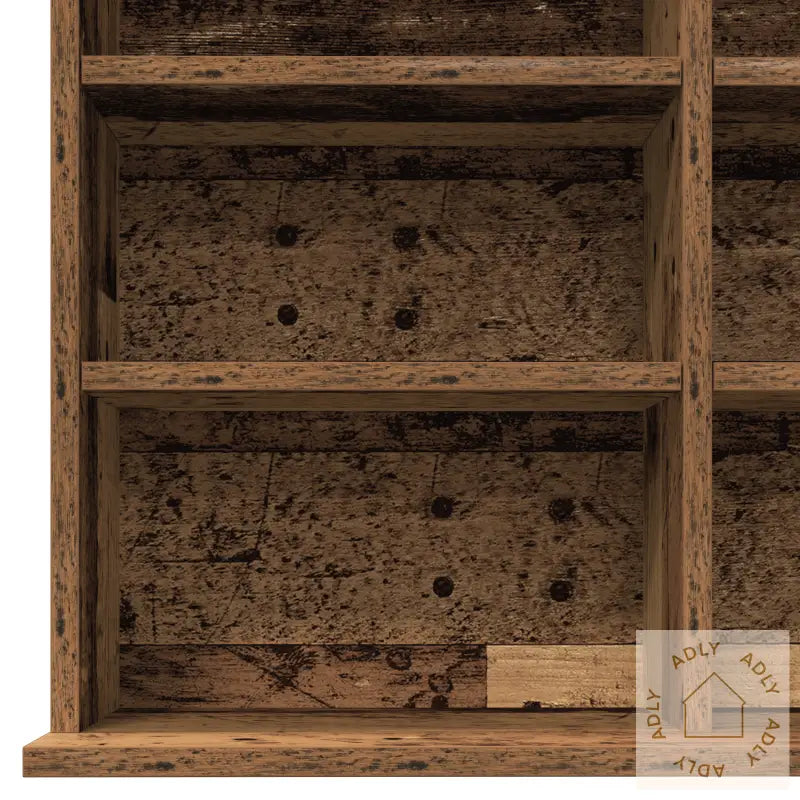 Cd-Skap - Gammelt Tre - 101X23X177,5 Cm - Konstruert Tre