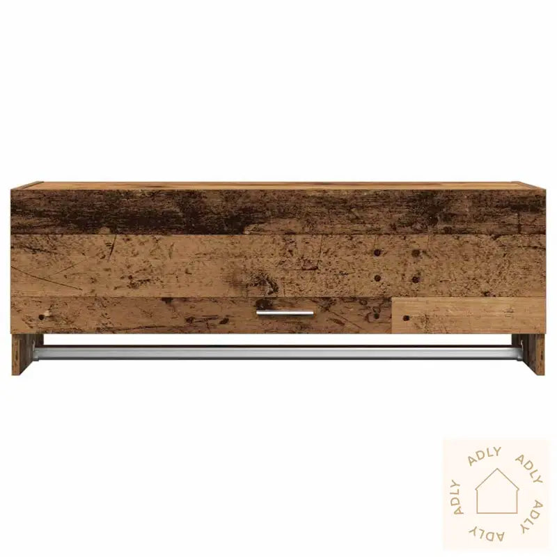 Garderobe Gammelt Tre 100X32,5X35 Cm Konstruert Tre