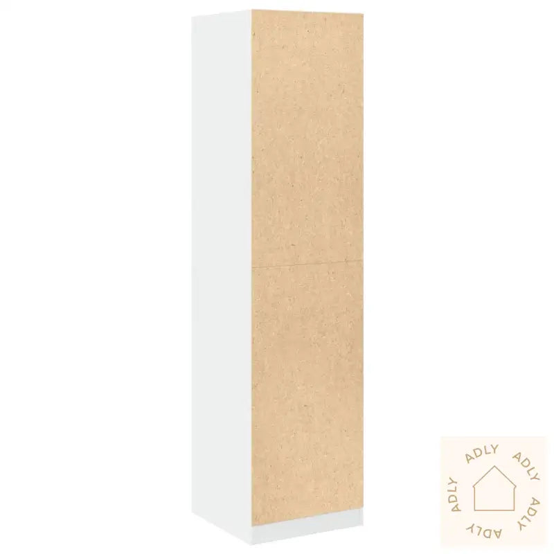 Garderobe Hvit 50X50X200 Cm Konstruert Tre