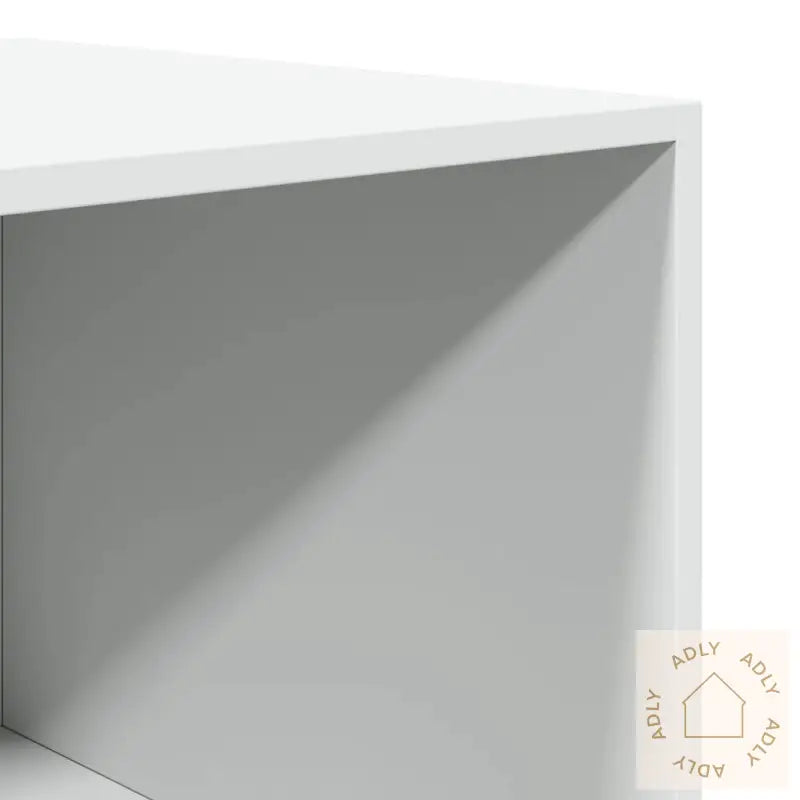 Garderobe Hvit 50X50X200 Cm Konstruert Tre