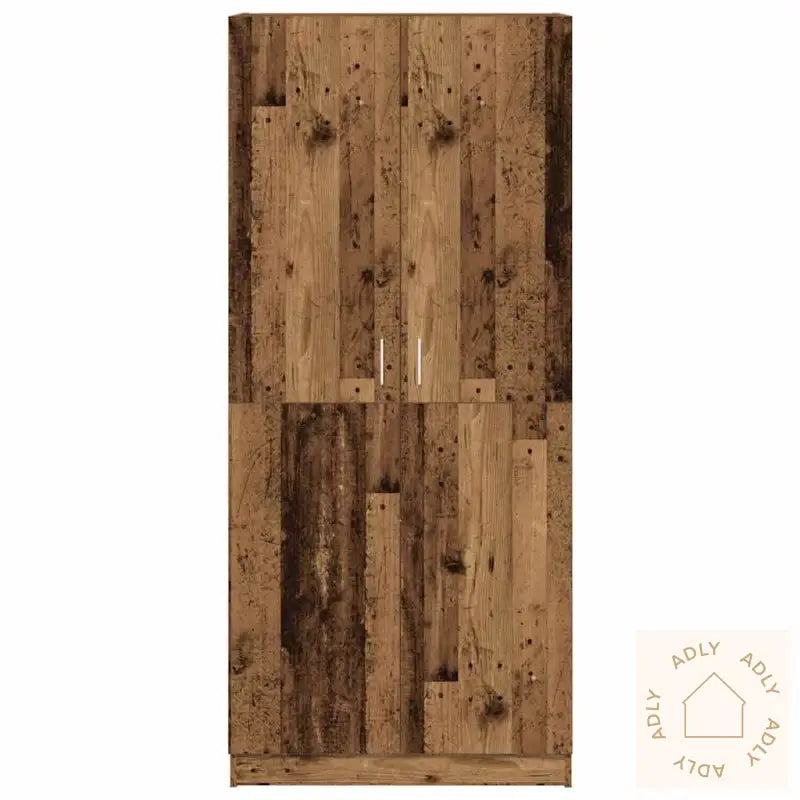 Garderobe Gammelt Tre 80X52X180 Cm Konstruert Tre