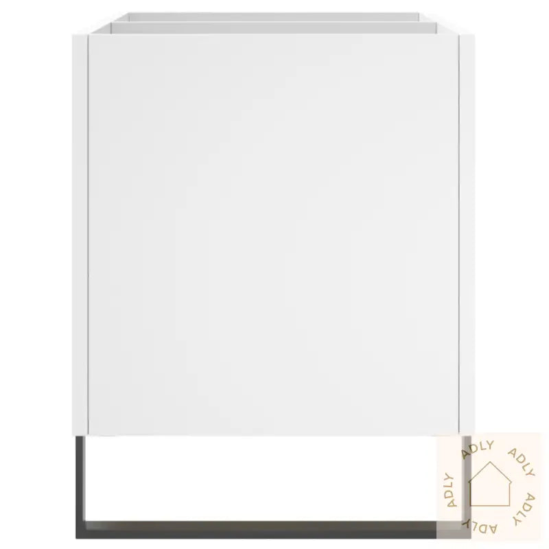 Hifi-Benk Hvit 74,5X38X48 Cm Konstruert Tre